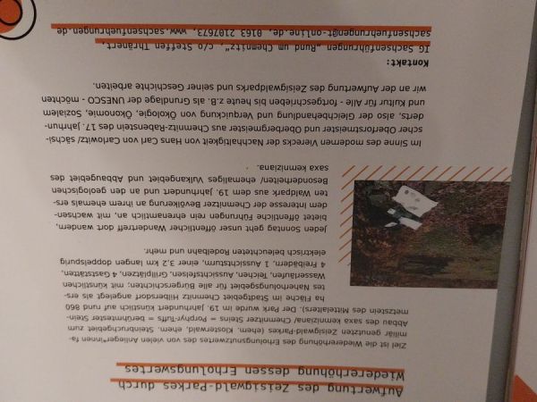 Bidmapprojekt Zeisigwald 2019-2025 für die Europäische Kulturhauptstadt Chemnitz